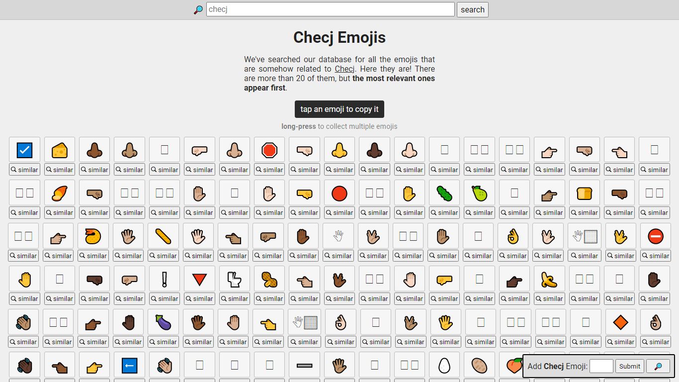 Checj Emojis | ☑️🧀👃🏾👃🏽 | Copy & Paste